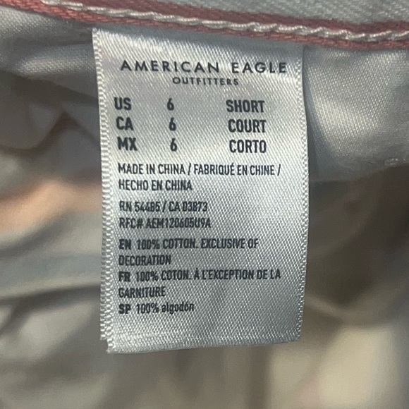 AMERICAN EAGLE PATTERNED PANTS - Picture 4 of 5